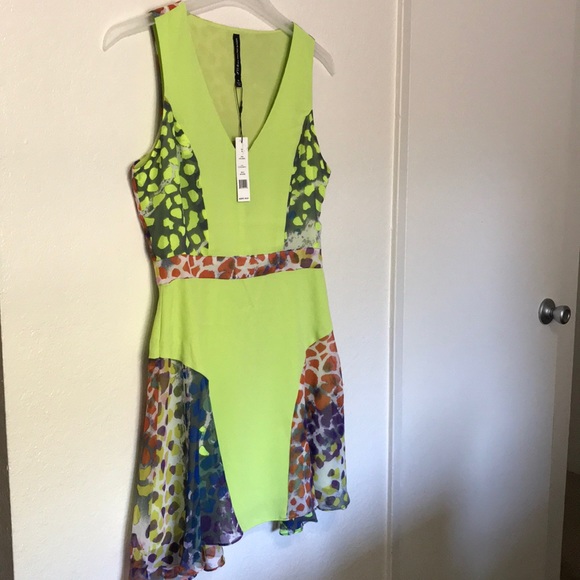 w118  by walter baker  tie dress NWT - Picture 5 of 6